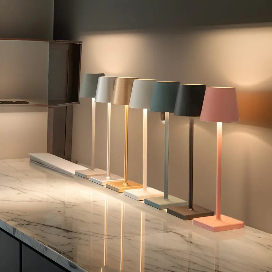 Cordless LED Table Lamp | Rechargeable Bedside Lamps | Modern Table Lamps for Living Room | Touch Control Lamp | Nordia Scandinavian Light for Home 5