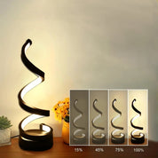 Dimmable Table Lamp | Stylish Bedside Lamps | Modern Desk Light | Spiral Design Table Lamps for Living Room | Elegant USB Table Lamp for Home 3