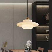 Elegant Glass Pendant Light | Adjustable Kitchen Pendant Lighting | Modern Hanging Fixture | Brass Ceiling Light | Mid-Century Style Pendant Lamp 6