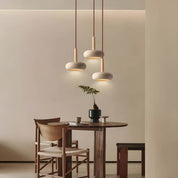 Elegant Pendant Light | Yellow Travertine Kitchen Pendant Lighting | LED Ceiling Fixture | Modern Hanging Lamp | Stylish Interior Pendant for Home 3