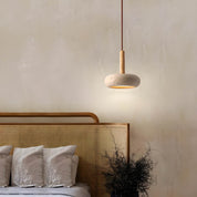 Elegant Pendant Light | Yellow Travertine Kitchen Pendant Lighting | LED Ceiling Fixture | Modern Hanging Lamp | Stylish Interior Pendant for Home 5