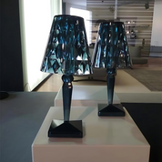 Elegant Table Lamp for Living Room | Dimmable Bedside Table Lamp | Portable Battery Operated Light | Sophisticated Bedroom Lighting | Golden Honey Ray Table Light 2