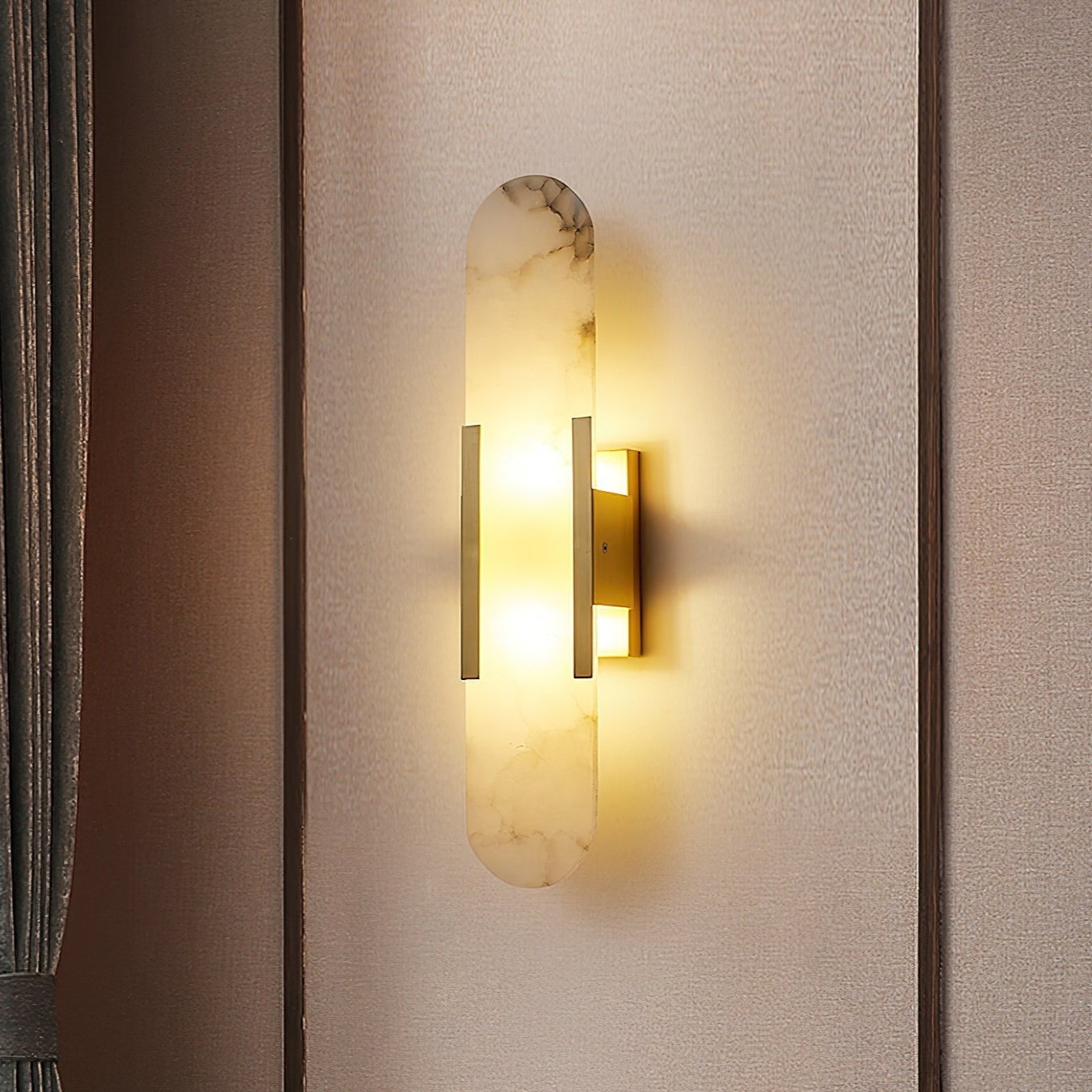 Elegant Wall Lamp | Modern Wall Sconce Lighting | Alabaster Wall Lights | Handcrafted Wall Fixture | Zardee Alabaster Wall Lamp 1