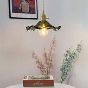 Hibiscus Flower Pendant Light – Elegant Glass Lamp with Adjustable Hanging Length 5
