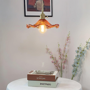 Hibiscus Flower Pendant Light – Elegant Glass Lamp with Adjustable Hanging Length 8