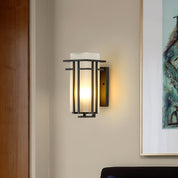 Linden Outdoor Wall Lamp – Elegant Iron Exterior Wall Light with LED Compatibility, Moisture Resistant for Outdoor Use 7