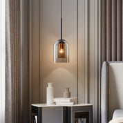 Mid-Century Pendant Light | Double Glass Pendant | Modern Kitchen Lighting | Dimmable Hanging Light | Elegant Fixture for Home 7