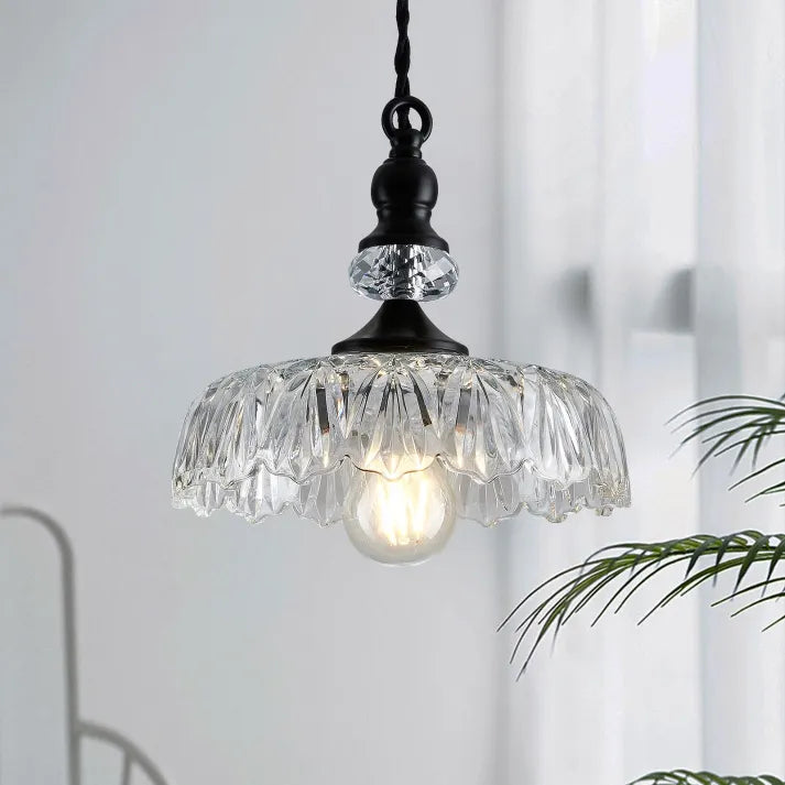 Mid-Century Pendant Light | Glass Pendant Lighting | Kitchen Island Lighting | Modern Kitchen Fixture | Elegant Hanging Light for Home 1