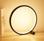 Minimalist Table Lamp | Dimmable Bedside Lamp | Touch Control Desk Light | Modern LED Table Lamp | LightCircle Touch Control Lamp 4