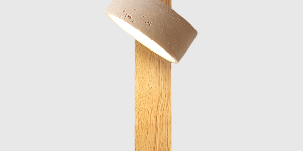 Minimalist Wall Lamp | Off-White Wall Sconce | LED Wall Lights Indoor | Elegant Travertine Lighting | Wabi Sabi Wall Lamp for Home 0