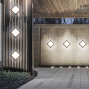 Modern Aluminum Outdoor Wall Light with Motion Sensor – Waterproof LED Exterior Wall Lantern for Garden and Patio 2