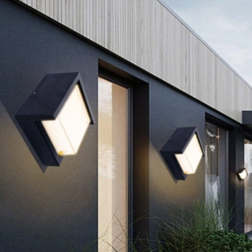 Modern Aluminum Outdoor Wall Light with Motion Sensor – Waterproof LED Exterior Wall Lantern for Garden and Patio 4