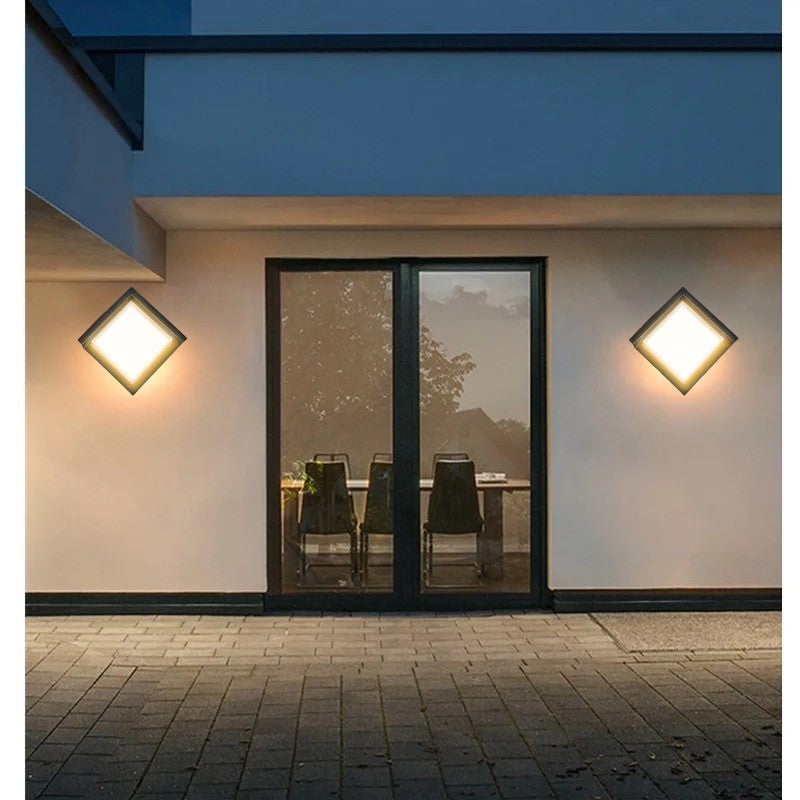 Modern Aluminum Outdoor Wall Light with Motion Sensor – Waterproof LED Exterior Wall Lantern for Garden and Patio 6