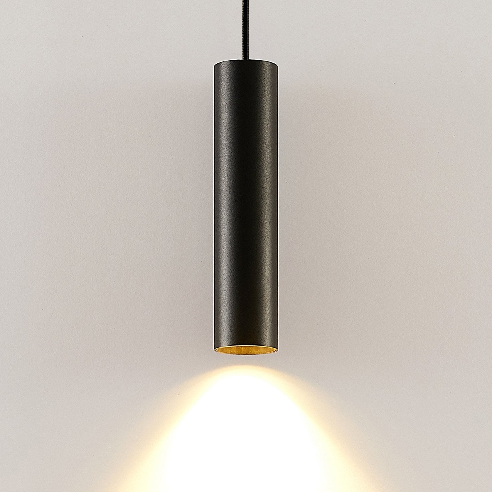 Modern Black Pendant Light | Adjustable Kitchen Pendant Lighting | Stylish Hanging Lights | Minimalist Ceiling Fixture | Premium Tube Pendant for Home 0