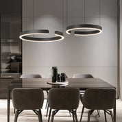 Modern Black Pendant Light | Kitchen Island Lighting Fixture | Adjustable Ceiling Lamp | Sleek LED Pendant Lighting | Contemporary Pendant Light for Home 4