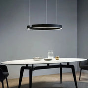 Modern Black Pendant Light | Kitchen Island Lighting Fixture | Adjustable Ceiling Lamp | Sleek LED Pendant Lighting | Contemporary Pendant Light for Home 6
