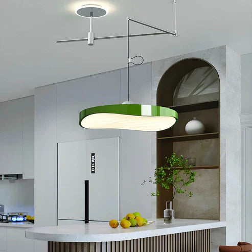 Modern Black Pendant Light | Stylish Kitchen Pendant Lighting | LED Hanging Fixture | Adjustable Ceiling Light | Verso Pendant Light for Elegant Spaces 1
