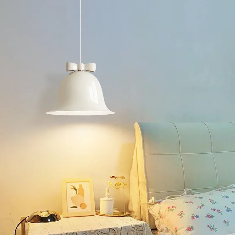 Modern Curved Pendant Light – Elegant Ceiling Fixture for Dining and Living Spaces 0