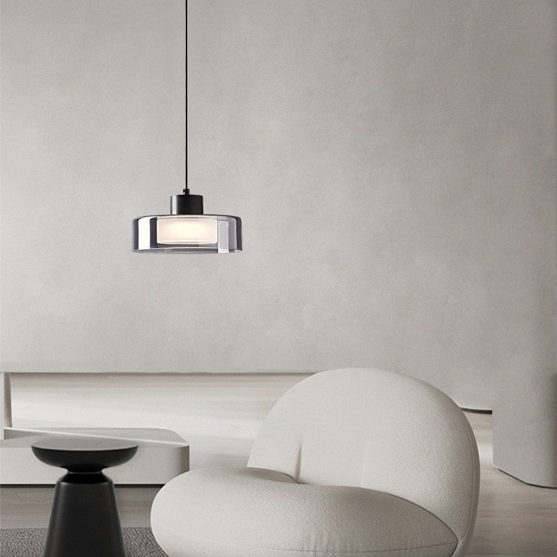 Modern Glass Pendant Light | Adjustable Kitchen Pendant Lighting | Elegant Hanging Lights | Minimalist Ceiling Fixture | Italian Pendant Lamp for Dining Room 4