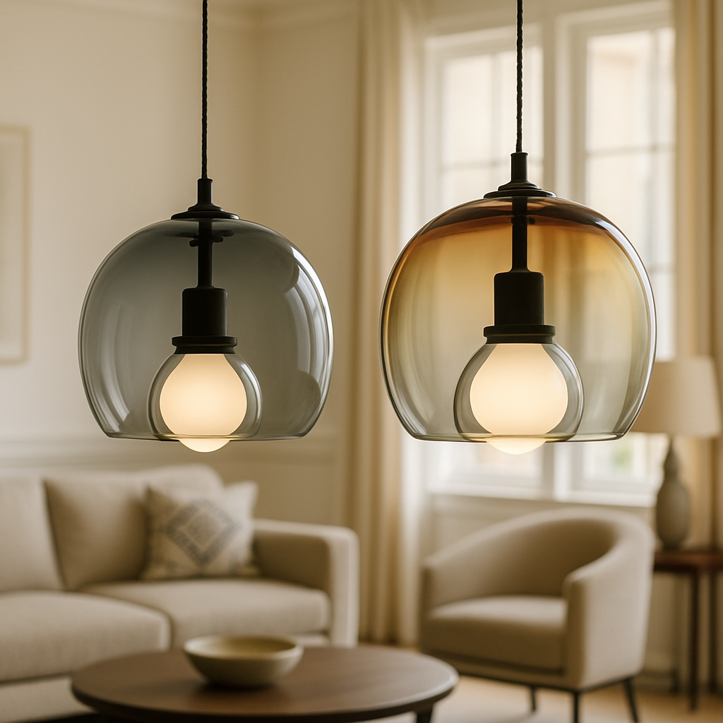 Modern Glass Pendant Light | Adjustable Kitchen Pendant Lighting | Minimalist Hanging Lights | Eco-Friendly Ceiling Fixture | Ures Pendant Light for Home 5