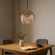 Modern Glass Pendant Light | Kitchen Island Lighting Fixture | Elegant Pendant Lighting for Kitchen Island | Minimalist Glass Pendant Lights | Hira Pendant Light for Dining Area 3