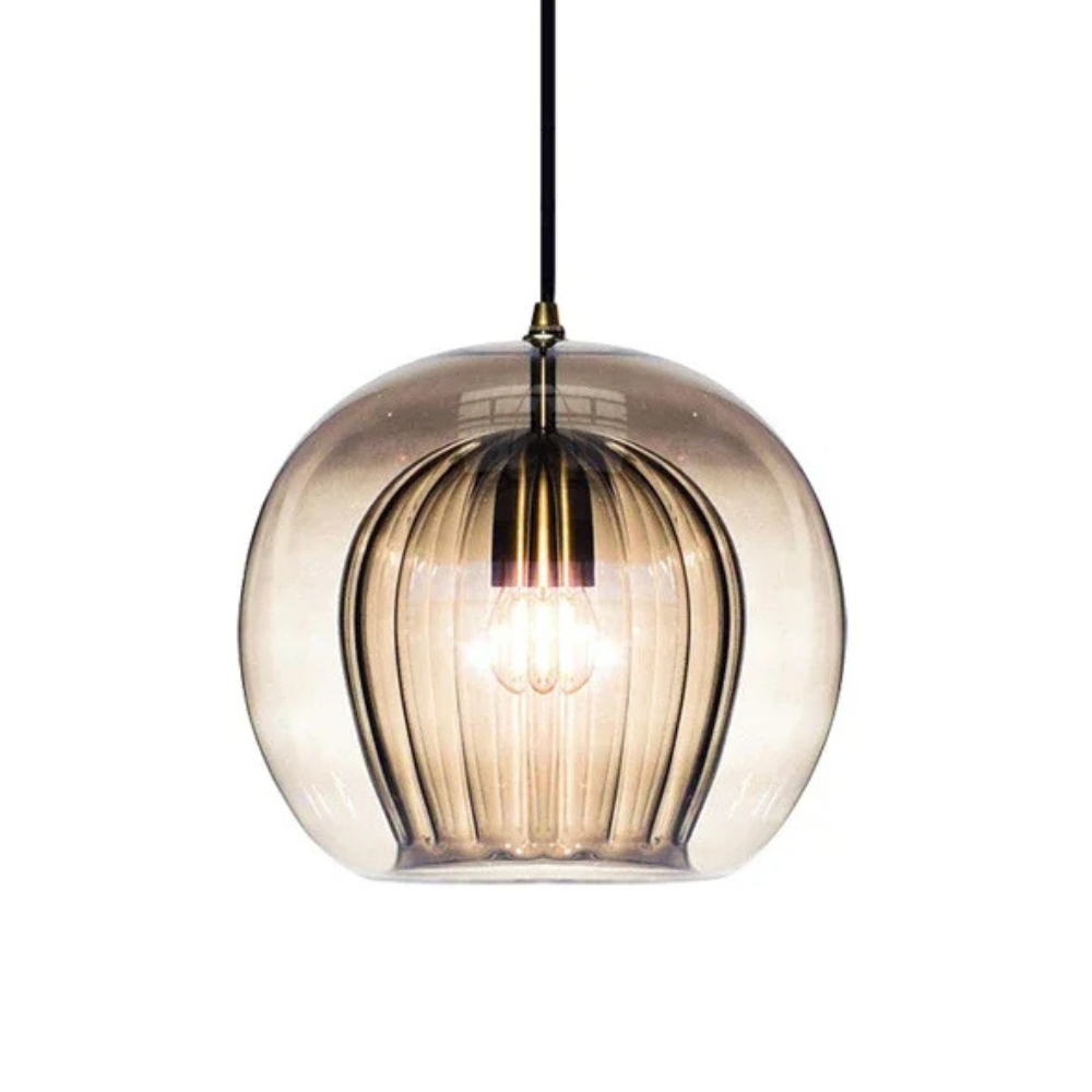 Modern Glass Pendant Light | Kitchen Island Lighting Fixture | Elegant Pendant Lighting for Kitchen Island | Minimalist Glass Pendant Lights | Hira Pendant Light for Dining Area 9