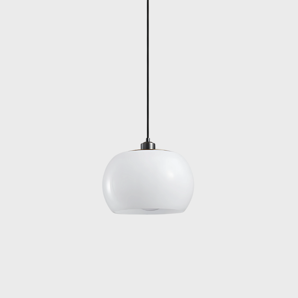 Modern Glass Pendant Lighting | Minimalist Hanging Lights | Adjustable Kitchen Pendant Lamp | Elegant Ceiling Fixture | Contemporary Pendant Light for Home 0