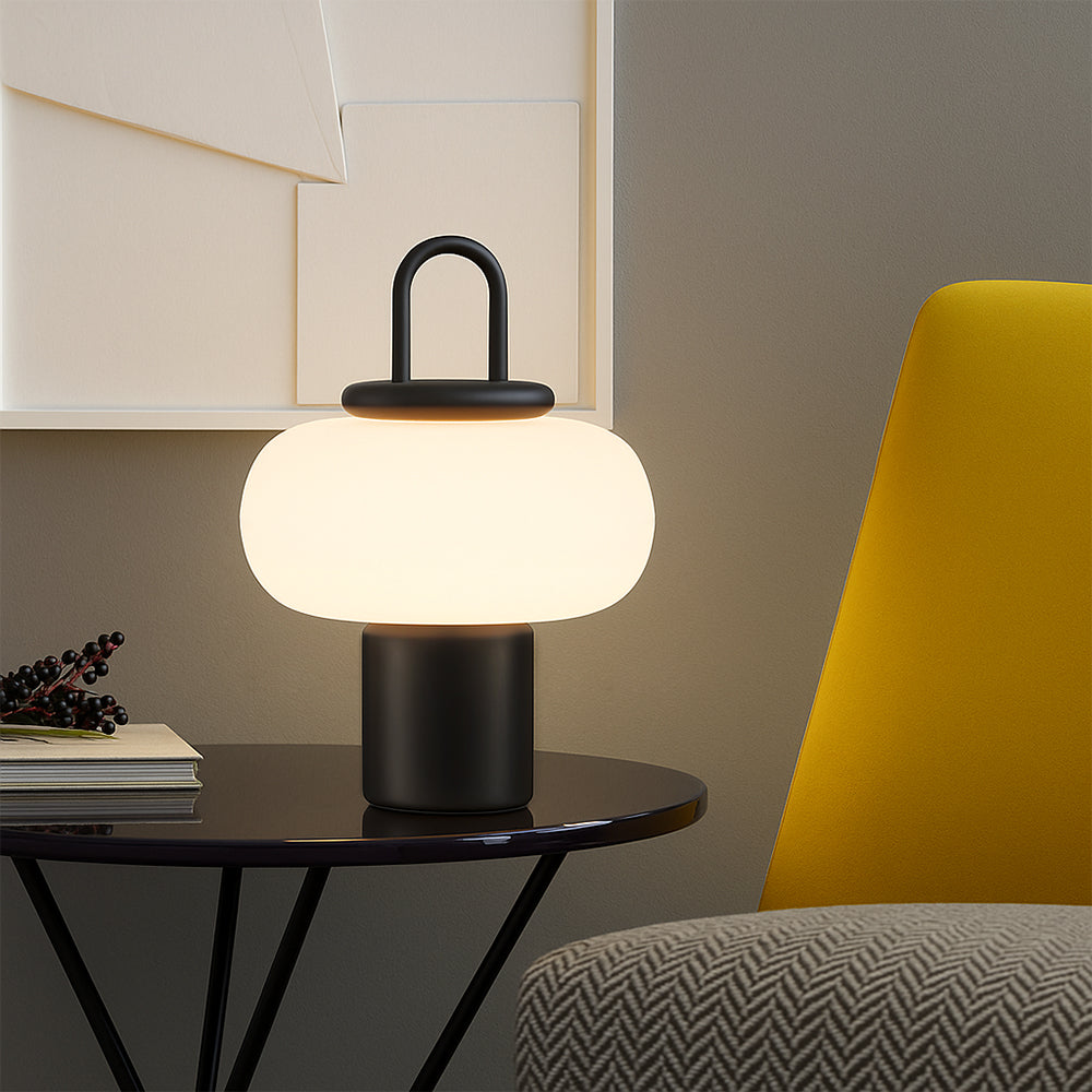 Modern Glass Table Lamp | Nordic Bedside Lamps | Minimalist Nightstand Light | Elegant Bedroom Fixture | Stylish LED Lighting for Home 1