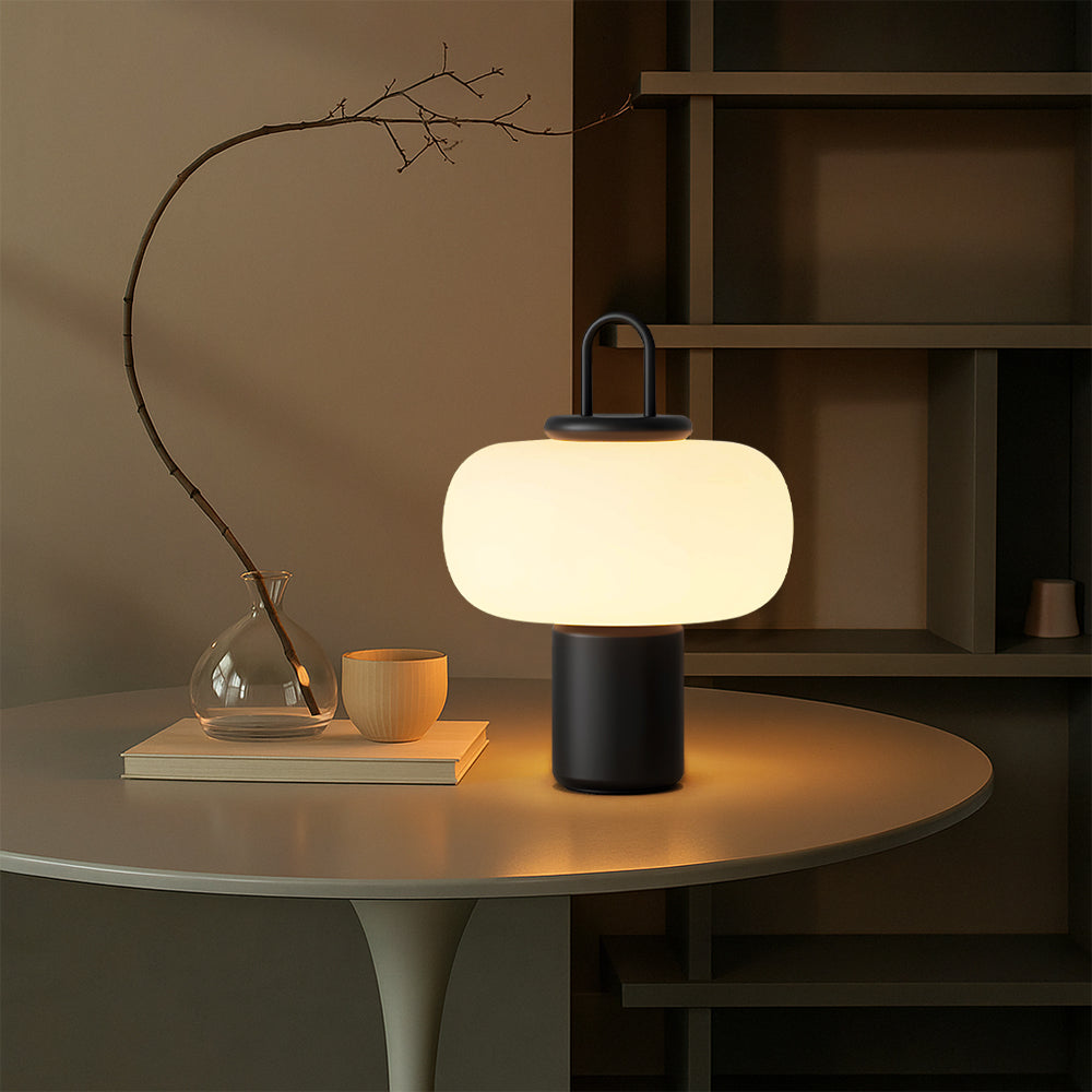 Modern Glass Table Lamp | Nordic Bedside Lamps | Minimalist Nightstand Light | Elegant Bedroom Fixture | Stylish LED Lighting for Home 4