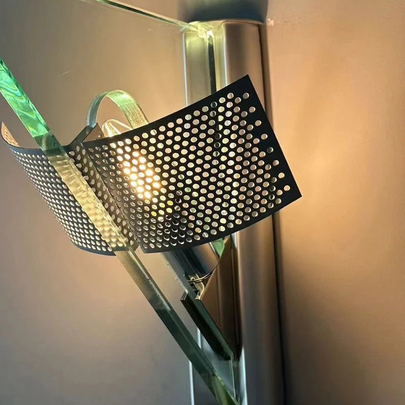 Modern Glass Wall Sconce | Unique Triangle Wall Lamp | Decorative Wall Lights | Stylish Sconce Lighting | Elegant Wall Fixture for Home 5