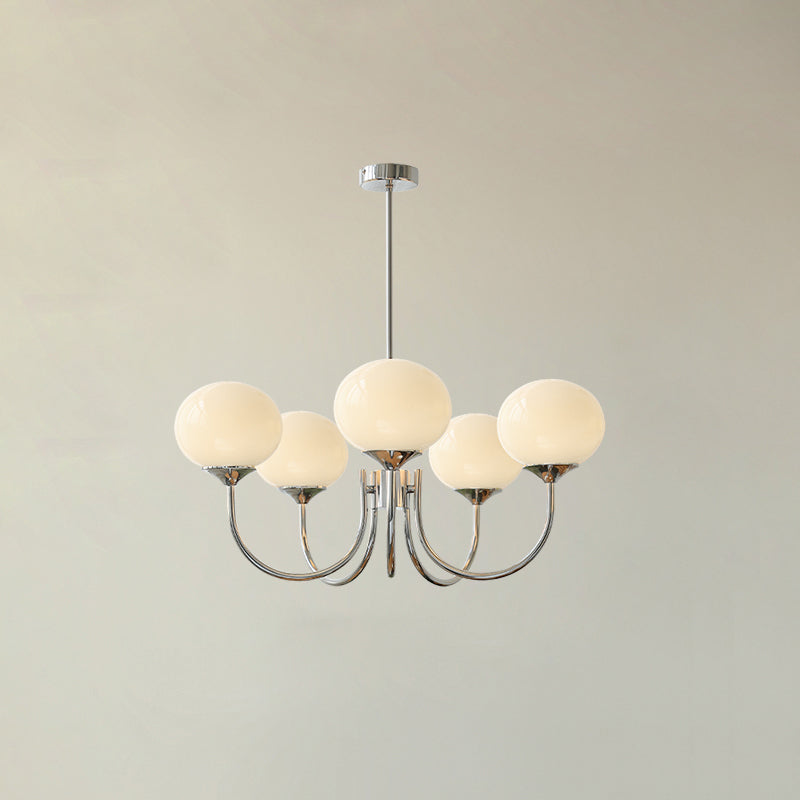 Modern Gold Chandelier | Elegant Ceiling Light Fixture | Stylish Hanging Light | Chic Indoor Lighting | Pink and Gold Chandelier for Home 19