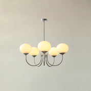 Modern Gold Chandelier | Elegant Ceiling Light Fixture | Stylish Hanging Light | Chic Indoor Lighting | Pink and Gold Chandelier for Home 9