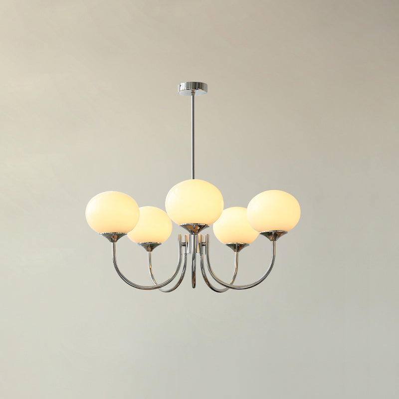 Modern Gold Chandelier | Elegant Ceiling Light Fixture | Stylish Hanging Light | Chic Indoor Lighting | Pink and Gold Chandelier for Home 9