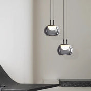 Modern Kitchen Pendant Lighting | Adjustable Glass Pendant Light | Elegant Island Lighting Fixture | Contemporary Dining Room Lamp | Grenold Pendant Light 1
