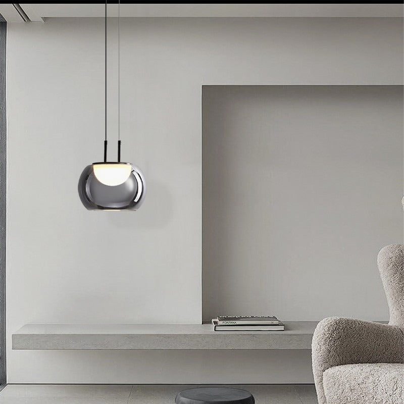 Modern Kitchen Pendant Lighting | Adjustable Glass Pendant Light | Elegant Island Lighting Fixture | Contemporary Dining Room Lamp | Grenold Pendant Light 3