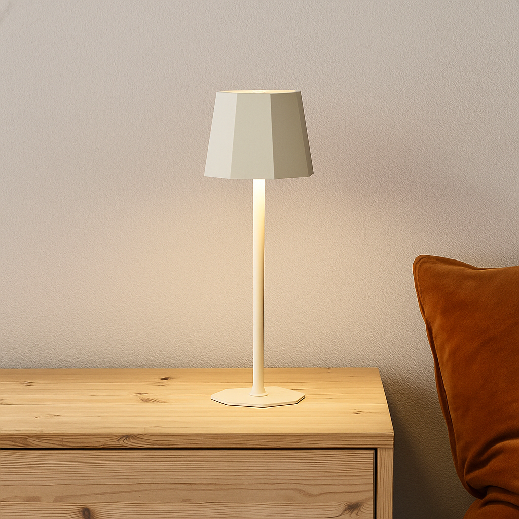 Modern LED Table Lamp | Cordless Touch Control Lamp | Dimmable Bedside Light | Rechargeable Nightstand Lamp | Aura LED Lamp for Home 3