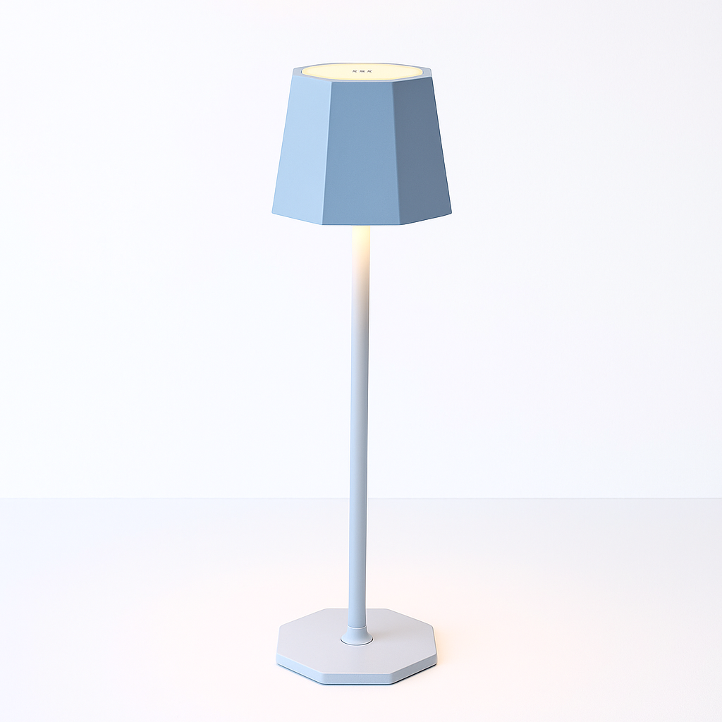 Modern LED Table Lamp | Cordless Touch Control Lamp | Dimmable Bedside Light | Rechargeable Nightstand Lamp | Aura LED Lamp for Home 8