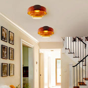 Modern Medieval Ceiling Lamp | Elegant Glass Ceiling Light | Stylish Dining Room Light Fixture | Glass Pendant Lights | Designer Nordic Ceiling Fixture 10