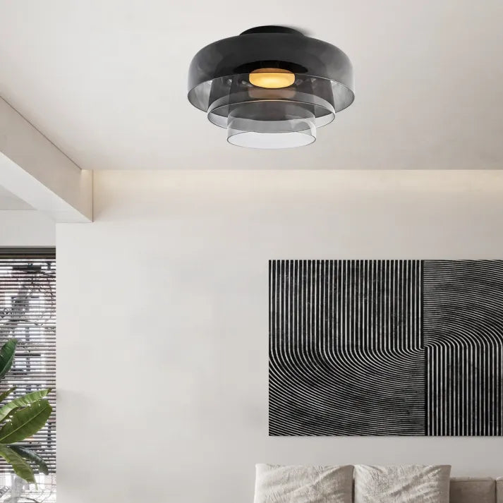 Modern Medieval Ceiling Lamp | Elegant Glass Ceiling Light | Stylish Dining Room Light Fixture | Glass Pendant Lights | Designer Nordic Ceiling Fixture 19