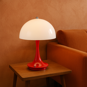 Modern Mushroom Table Lamp | Cordless LED Accent Light | Battery Operated Lamp | Vintage Inspired Table Light | Stylish Home Decor Lamp 2
