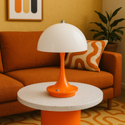 Modern Mushroom Table Lamp | Cordless LED Accent Light | Battery Operated Lamp | Vintage Inspired Table Light | Stylish Home Decor Lamp 3