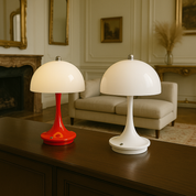 Modern Mushroom Table Lamp | Cordless LED Accent Light | Battery Operated Lamp | Vintage Inspired Table Light | Stylish Home Decor Lamp 7