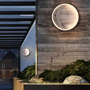 Modern Outdoor Wall Light - Moon Shape LED Lantern, IP65 Waterproof Stainless Steel for Garden and Exterior Use 4