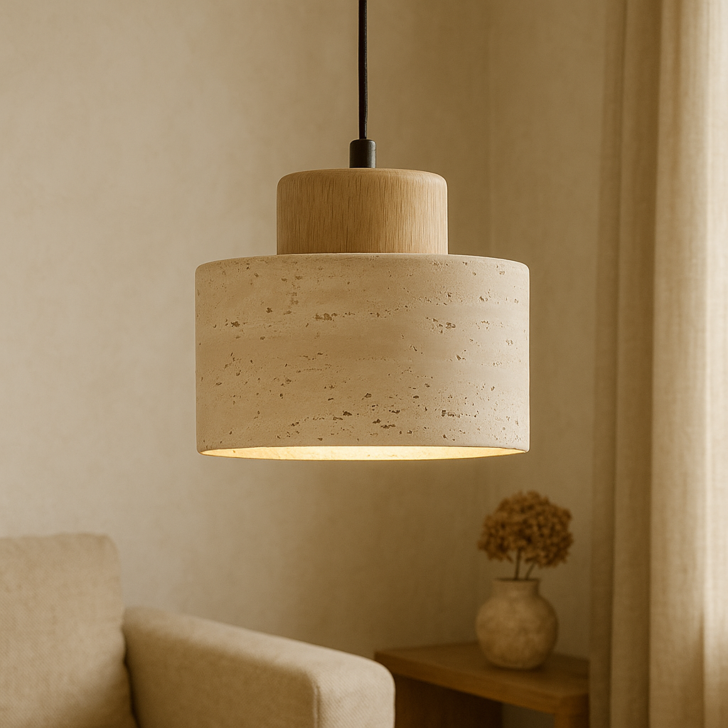Modern Pendant Light | Kitchen Pendant Lighting | Adjustable Hanging Fixture | Elegant LED Pendant | Travertine Pendant Light for Home 3