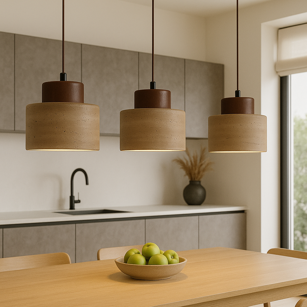 Modern Pendant Light | Kitchen Pendant Lighting | Adjustable Hanging Fixture | Elegant LED Pendant | Travertine Pendant Light for Home 5