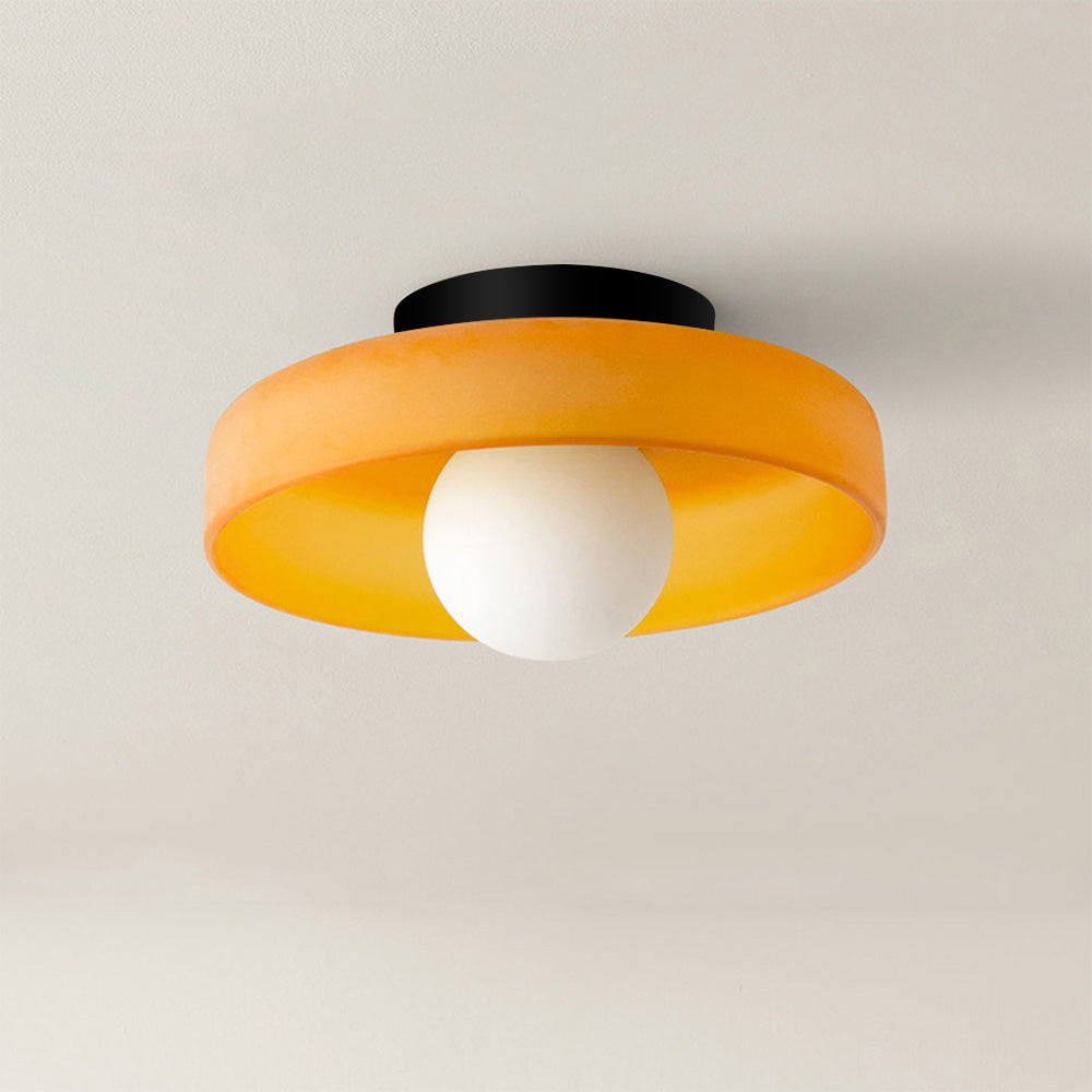 Modern Round Ceiling Light | Stylish Ceiling Light Fixture | Elegant Glass Pendant Lamp | Contemporary Kitchen Lighting | Sleek Glass Ceiling Lamp 0