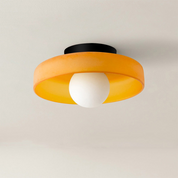 Modern Round Ceiling Light | Stylish Ceiling Light Fixture | Elegant Glass Pendant Lamp | Contemporary Kitchen Lighting | Sleek Glass Ceiling Lamp 0