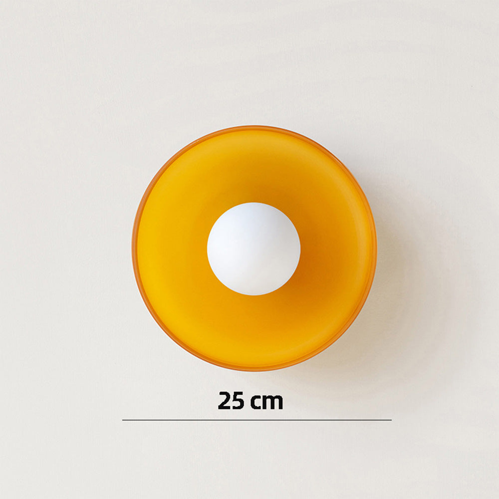 Modern Round Ceiling Light | Stylish Ceiling Light Fixture | Elegant Glass Pendant Lamp | Contemporary Kitchen Lighting | Sleek Glass Ceiling Lamp 3