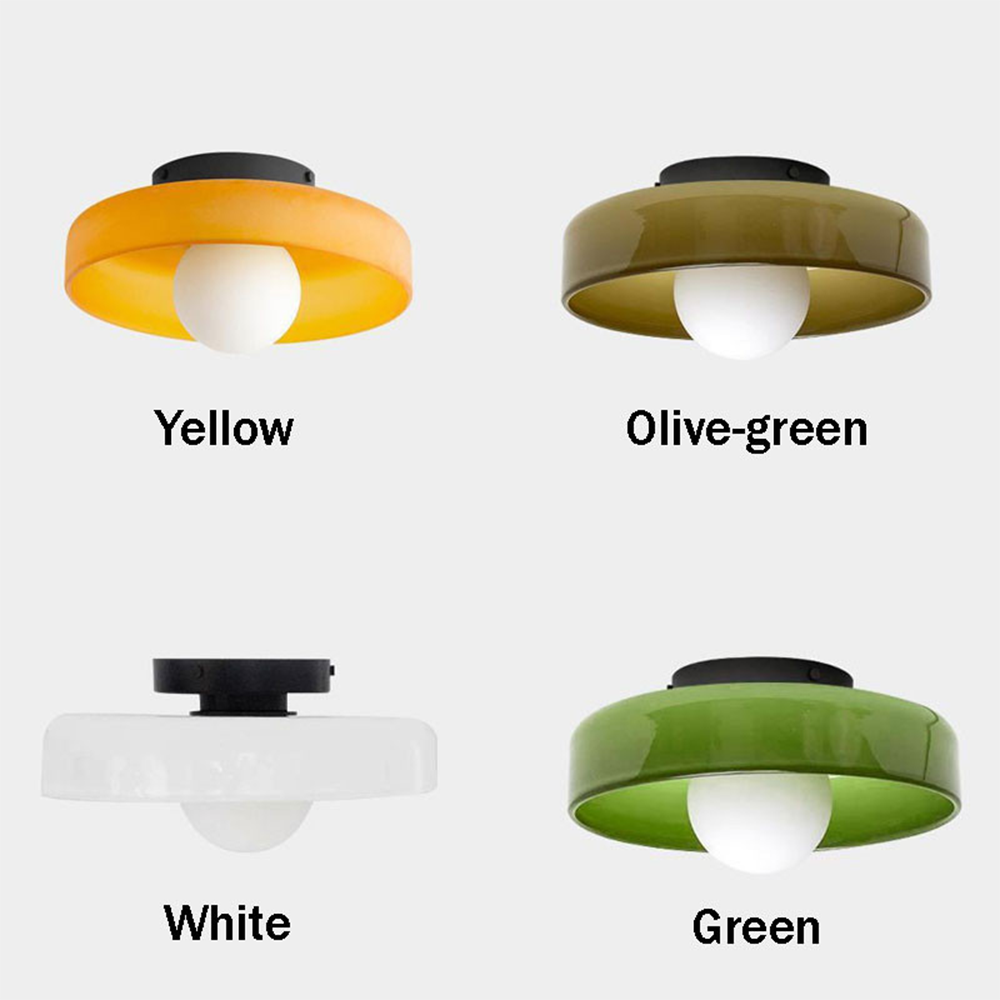 Modern Round Ceiling Light | Stylish Ceiling Light Fixture | Elegant Glass Pendant Lamp | Contemporary Kitchen Lighting | Sleek Glass Ceiling Lamp 4