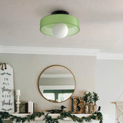 Modern Round Ceiling Light | Stylish Ceiling Light Fixture | Elegant Glass Pendant Lamp | Contemporary Kitchen Lighting | Sleek Glass Ceiling Lamp 7